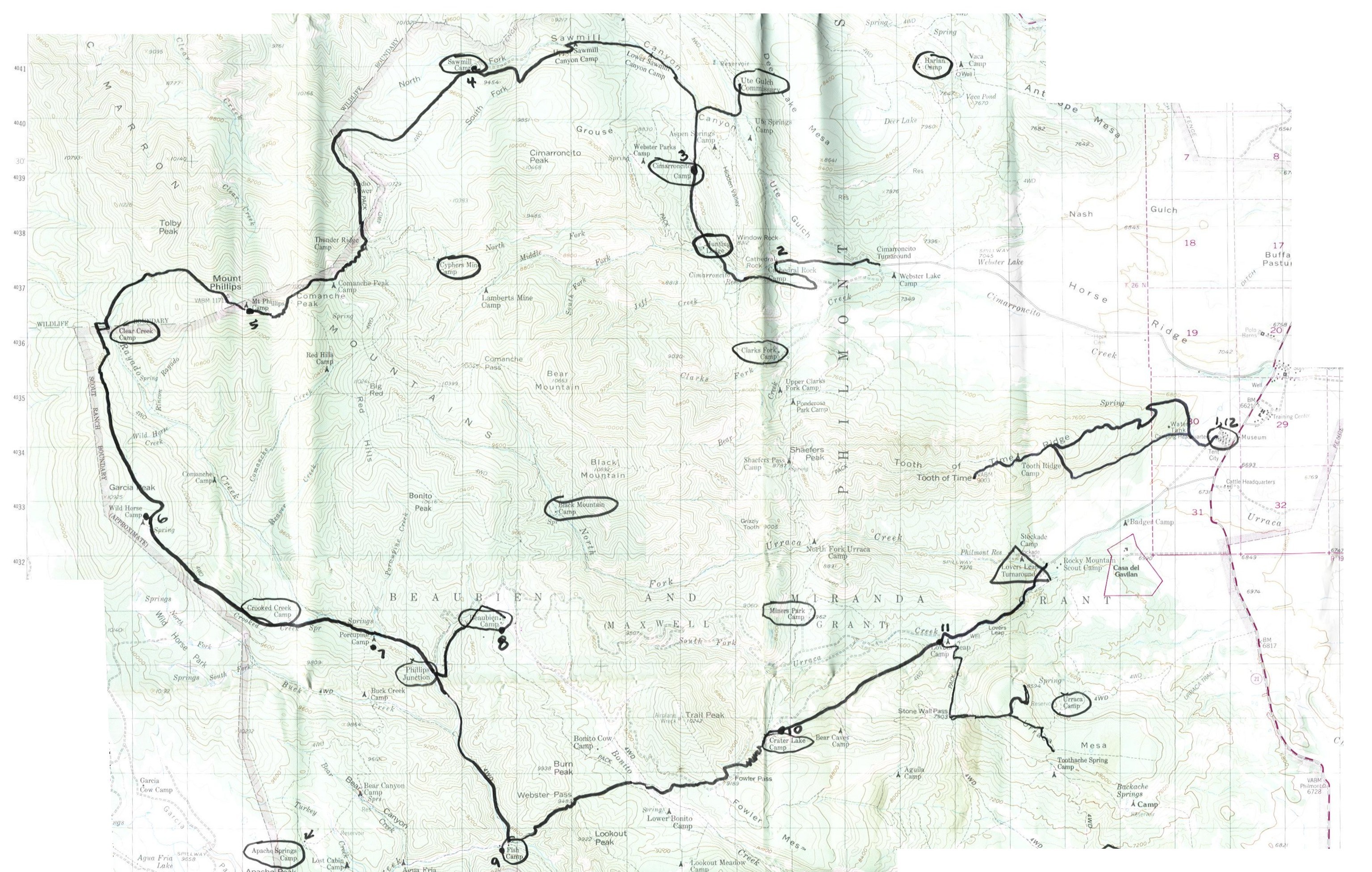 Trek Large Large Map